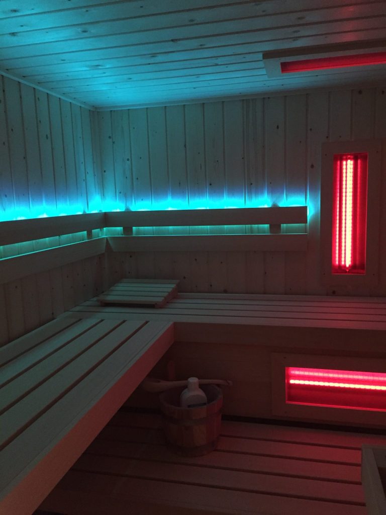 Maatwerk sauna met infrarood in Duitsland
