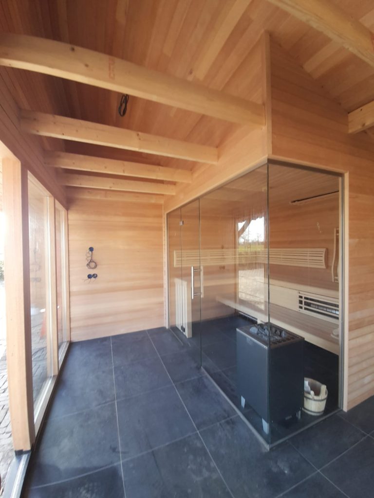 Maatwerk sauna met infrarood in Aalten