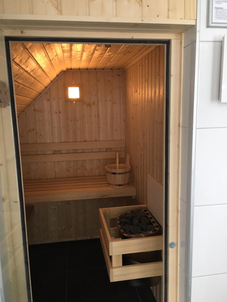 Sauna in model woning op Landal Waterresort Blocksyl in Blokzijl