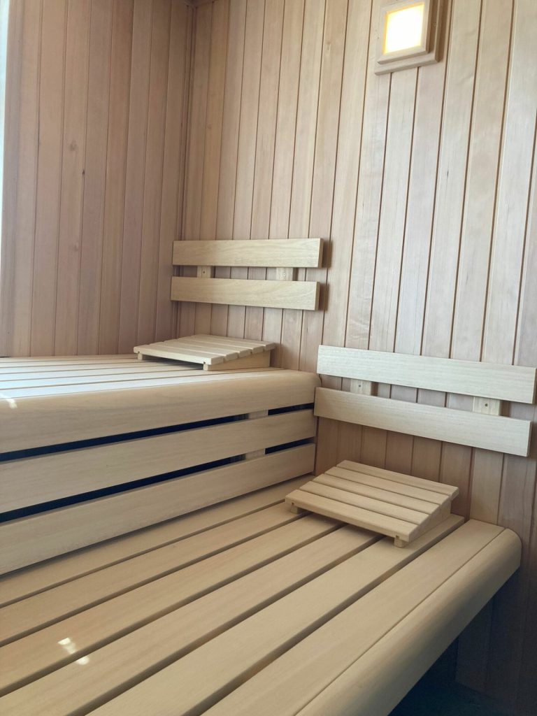 Bouwkundige sauna in Stokkum