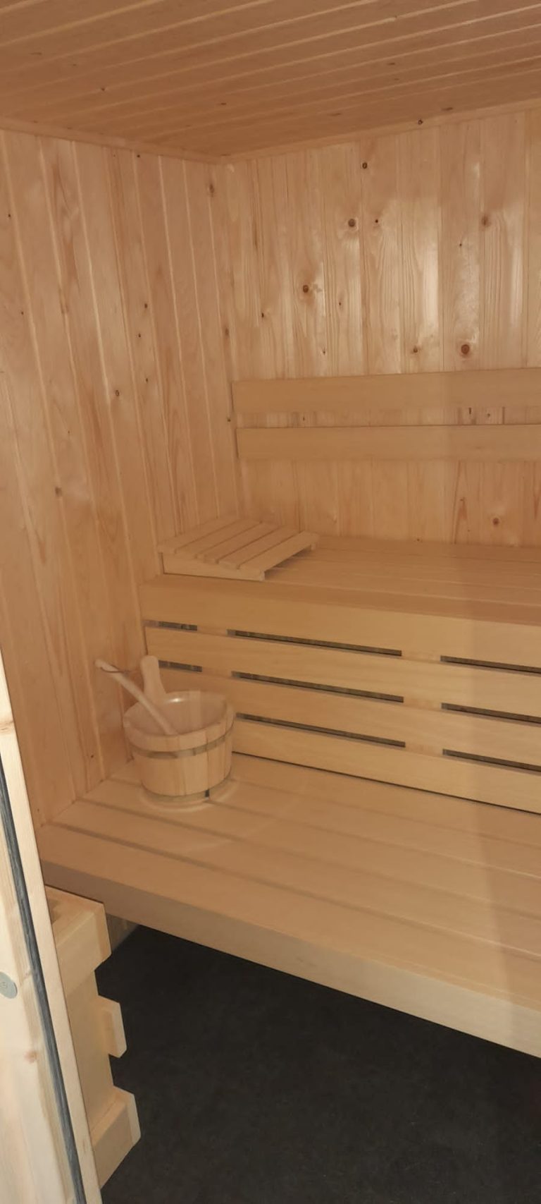 Maatwerk sauna in een chalet in Almen