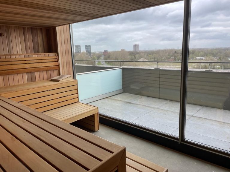 Renovatie sauna bij van der Valk in Tilburg