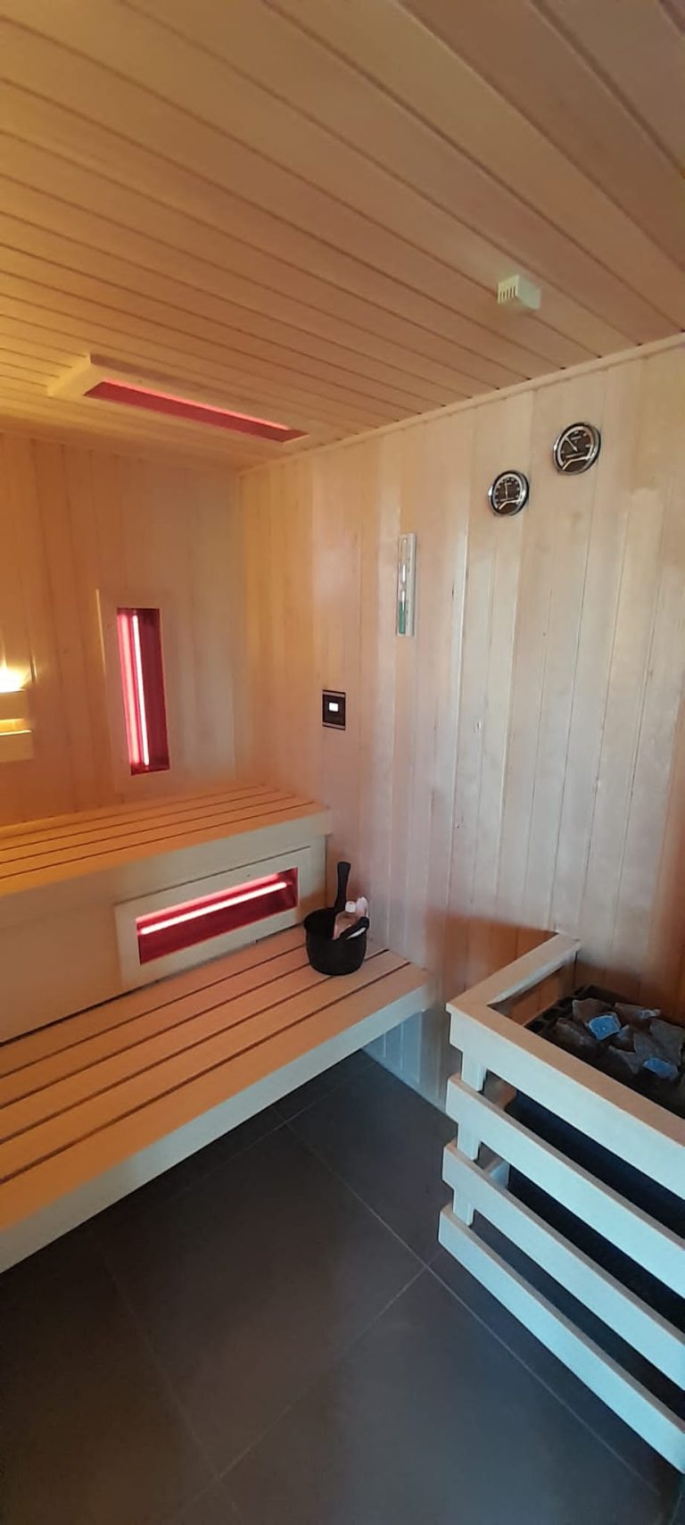 Maatwerk sauna met infrarood in Wageningen