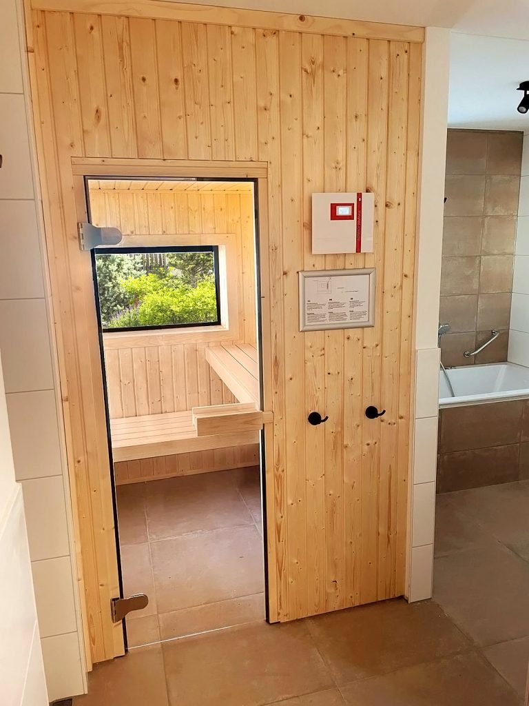 Saunacabines op Maasresidence Thorn in Thorn