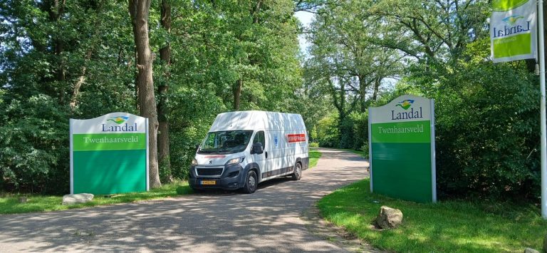 Saunacabines met solarium op Landal Twenhaarsveld in Holten