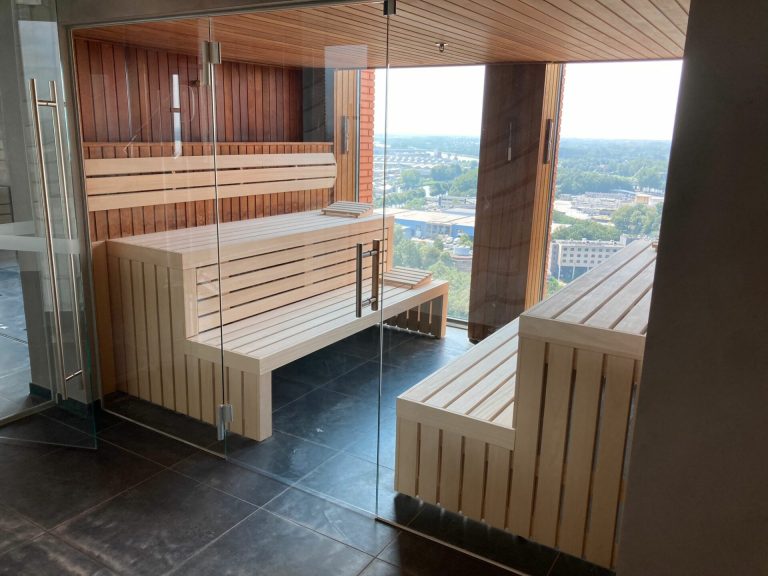 Renovatie sauna- en infraroodcabine bij v.d. Valk in Utrecht