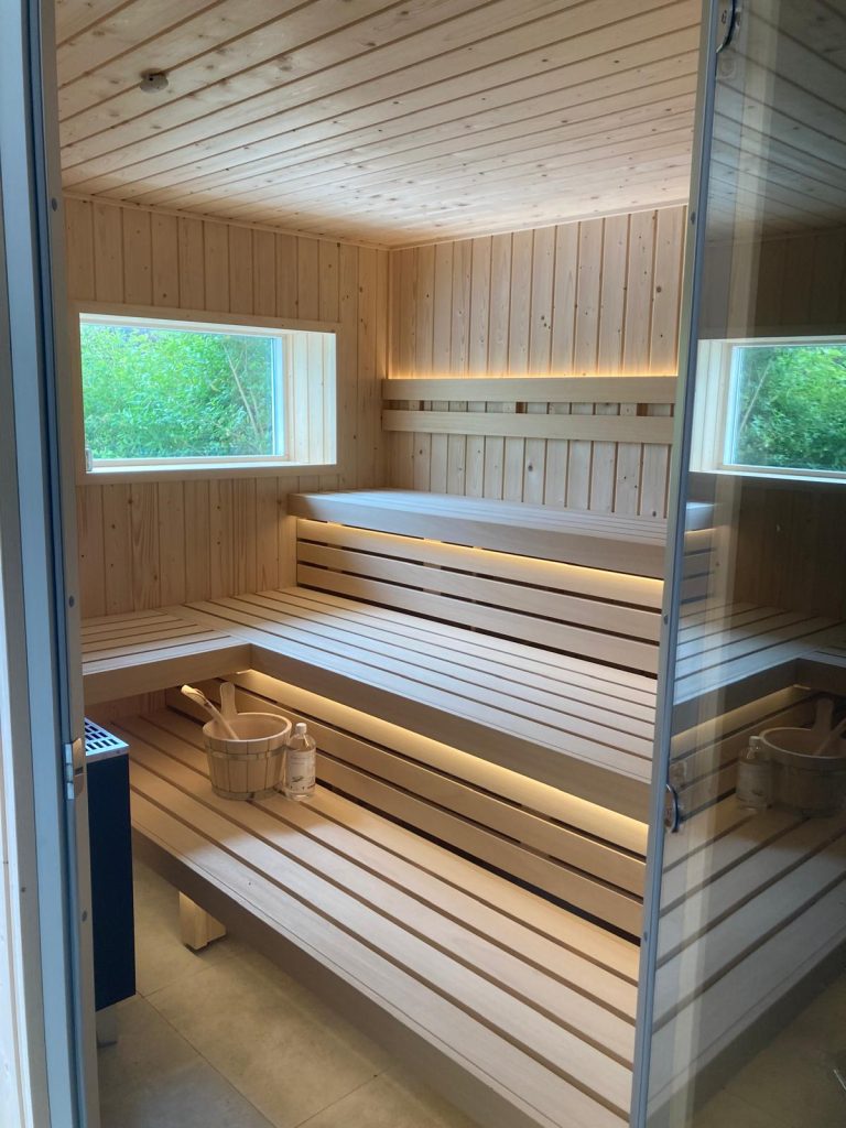 Bouwkundige sauna & stoomcabine in Appingedam