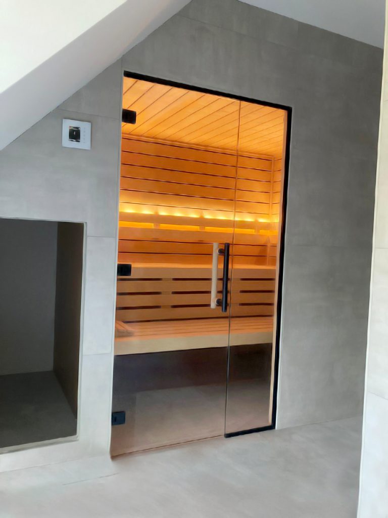 Bouwkundige sauna in Westendorp