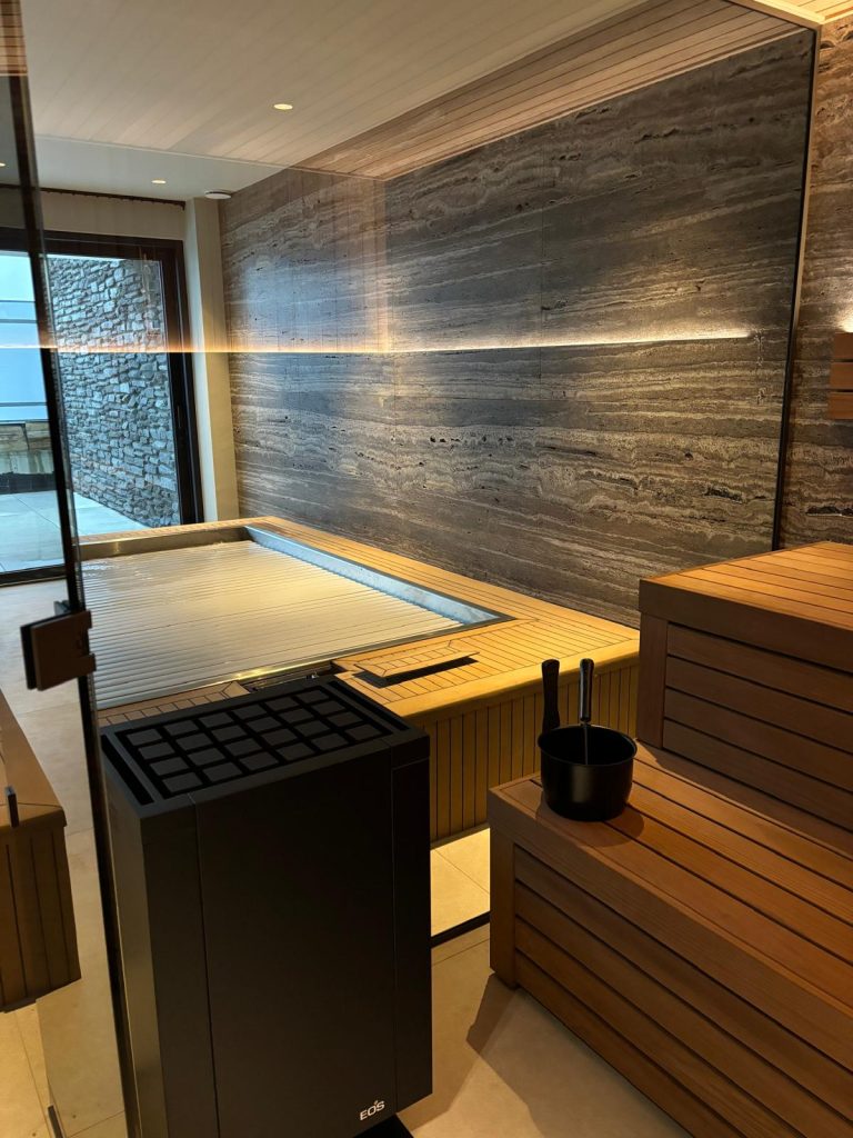 Bouwkundige sauna & stoomcabine in Hengelo