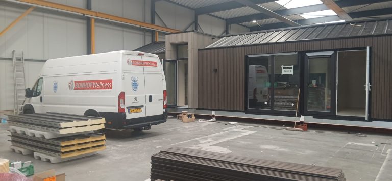 Maatwerk saunacabines bij Ripstaal Steelframing in Oss