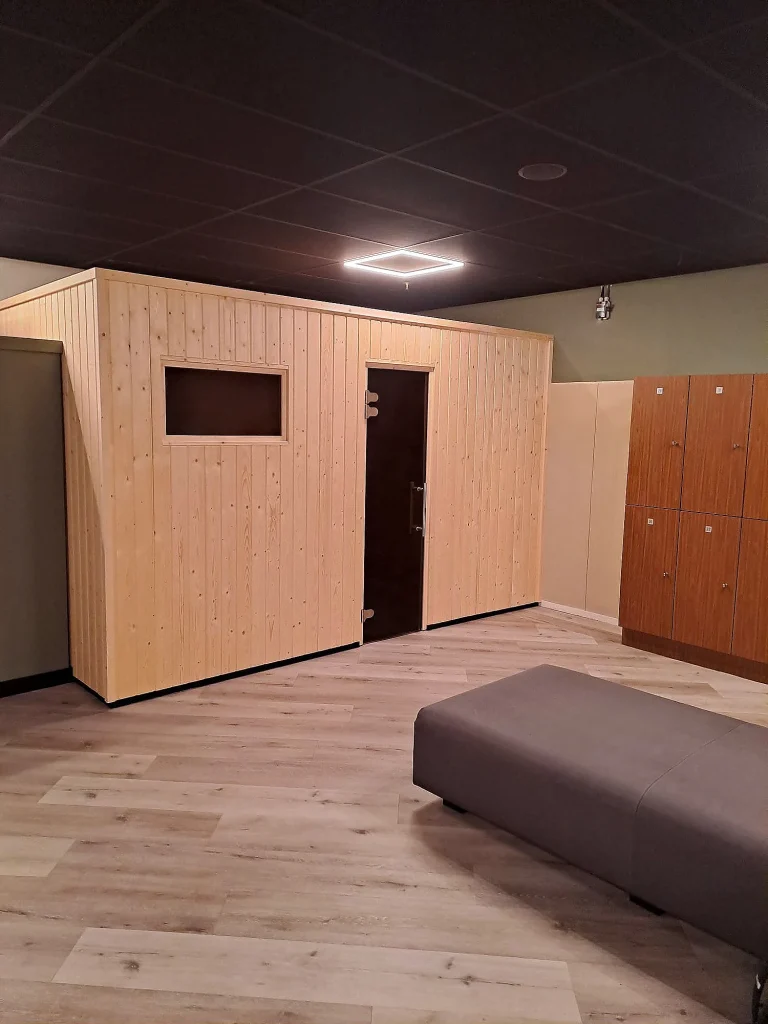 Sauna’s kleedkamers Health Works Fitness